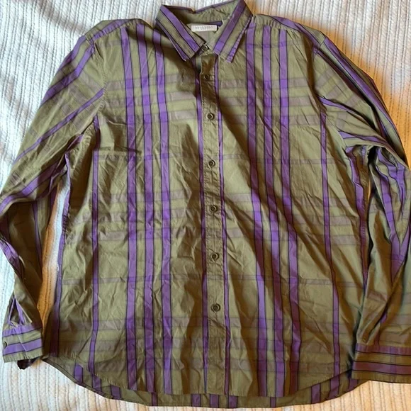 Mens Burberry dress shirt size xxl. - Picture 4 of 7